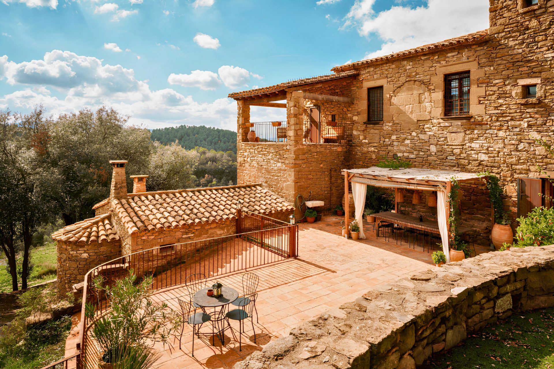The Catalan mansion.